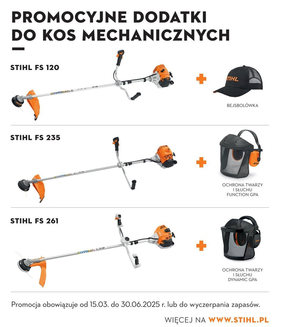 Kosy spalinowe STIHL promocja